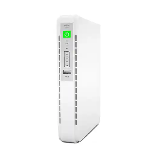 SKE POE 432P Mini DC UPS Output 17W 5V 9V 12V 15V 24V UPS | with free 2pcs  2-In-1 DC Cable